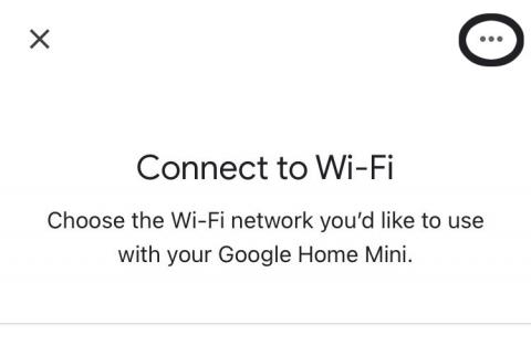 Google home mini cheap university wifi